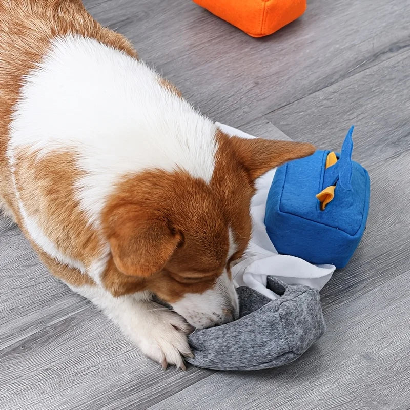 Plush Pet Dog Snuffle Toy for Small Medium Dogs Interactive Dog Chew Toy Pet Slow Feeding Toys Pet Supplies