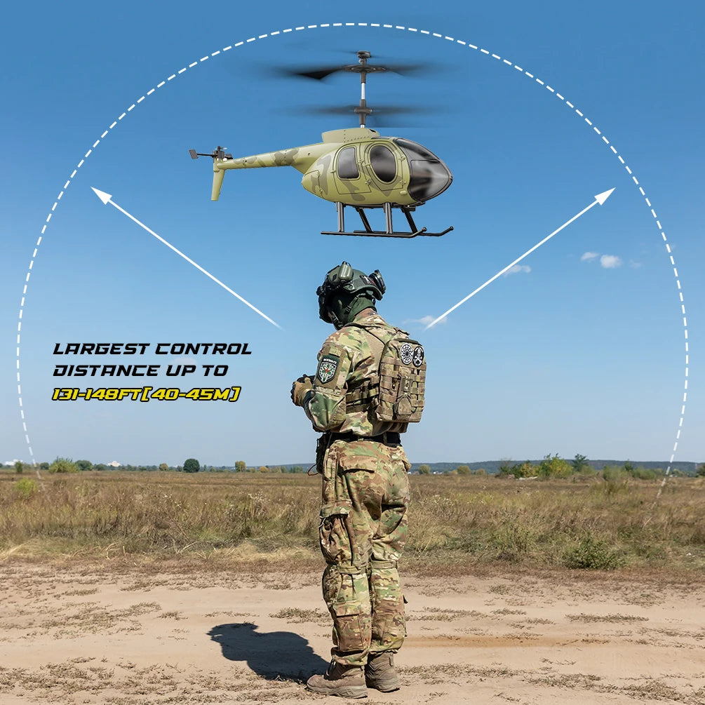 VATOS RC Helicopter for Kids Camouflage 2.4GHz Radio Indoor Outdoor Toy with One-Click Take Off for Boys and Adults - Quality Shopping Centre