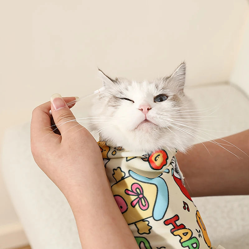 Pet Grooming Fixed Cloth Self-adhesive Kitten Wrap Anti-scratch Pet Fixed Cloth for Cats Pet Fixed Tool Cat Accessories