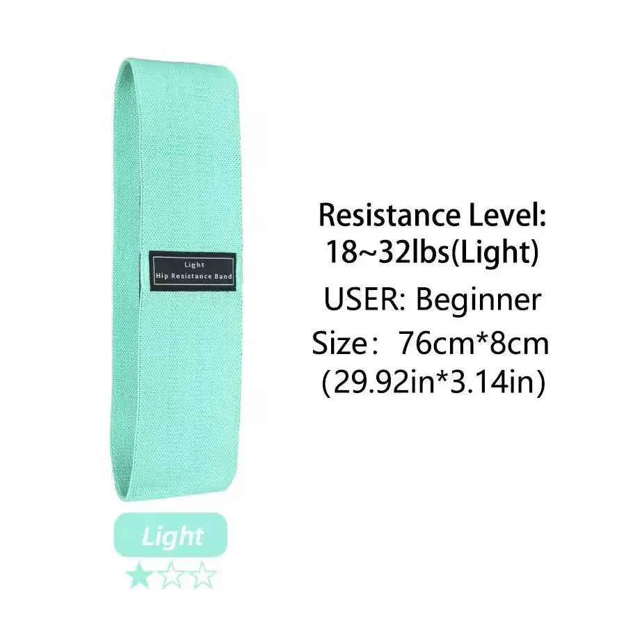 Non-Slip Fabric Booty Bands Widen Resistance Bands for Hip Legs Working Out Home Fitness Pilates Yoga Stretching For Women Men