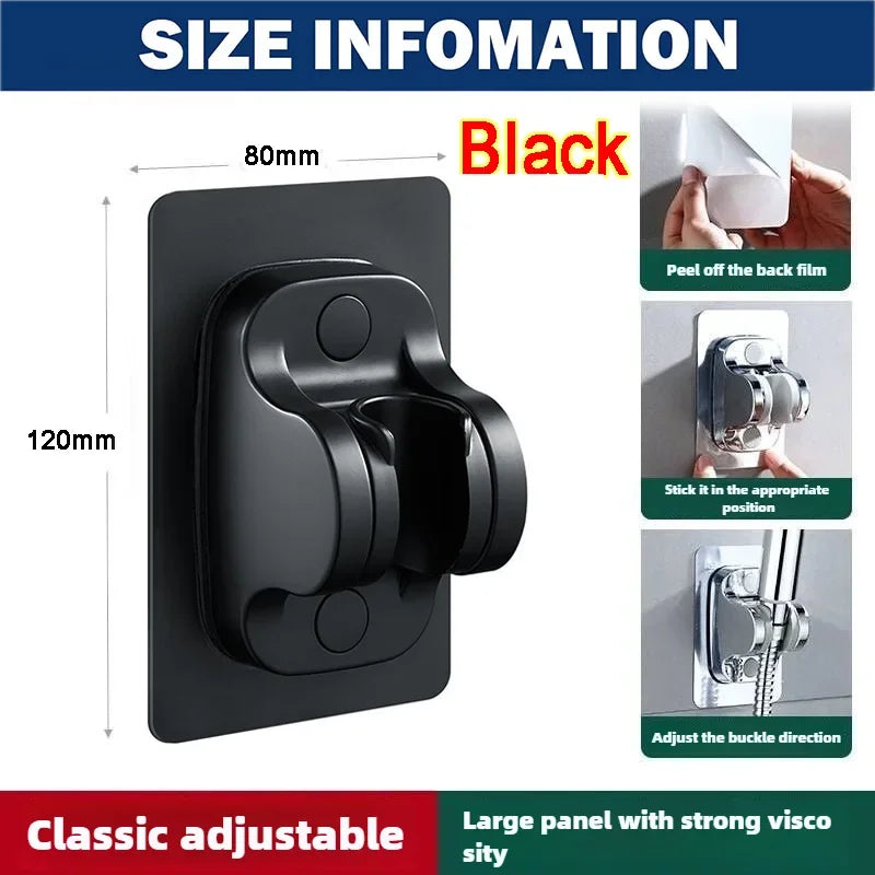 Shower Head with 5 Spray Modes, Adjustable Handheld Showerhead High-Pressure Water Saving Nozzle for Bathroom Plastic Material