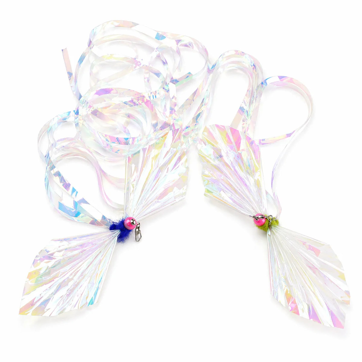 Jouet pour chat papillon coloré simulé tête de rechange accessoires insectes artificiels jouet pour animaux de compagnie