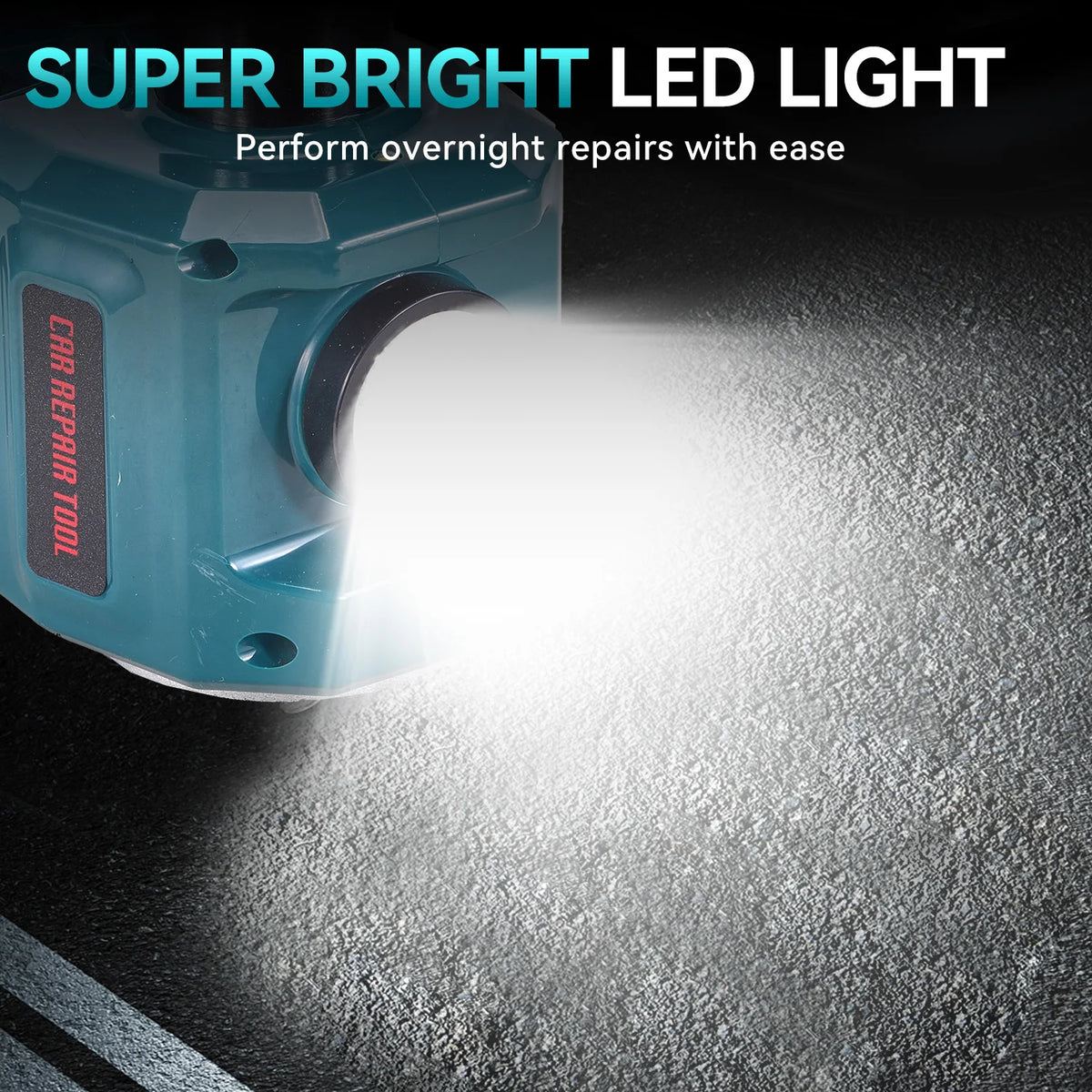 Cric hydraulique électrique YOFIDRA 150PSI 5T 12V avec éclairage LED pour changement de pneus de berline, SUV et camion, réparation en garage