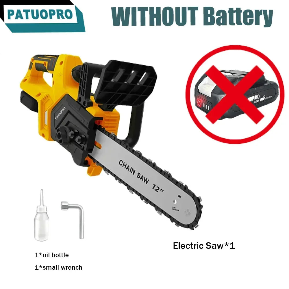 12-inch borstelloze elektrische kettingzaag 3800 tpm draagbare kettingzaag oplaadbaar snoerloos tuingereedschap voor Makita 18V-accu
