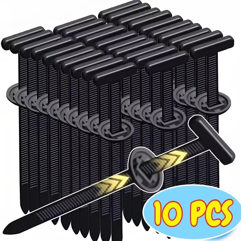 Self-locking Universal Nylon Cable Tie Buckle Heavy Duty Zip Ties with Pin & Button Car Daily Repair Fastening Strap