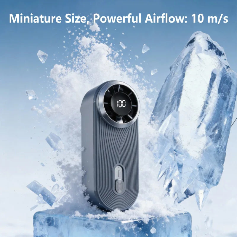 Lenovo 2026 Nieuwe hogesnelheids handventilator USB draagbare stille buitenventilator met traploze snelheidsregeling krachtige mini-ventilator