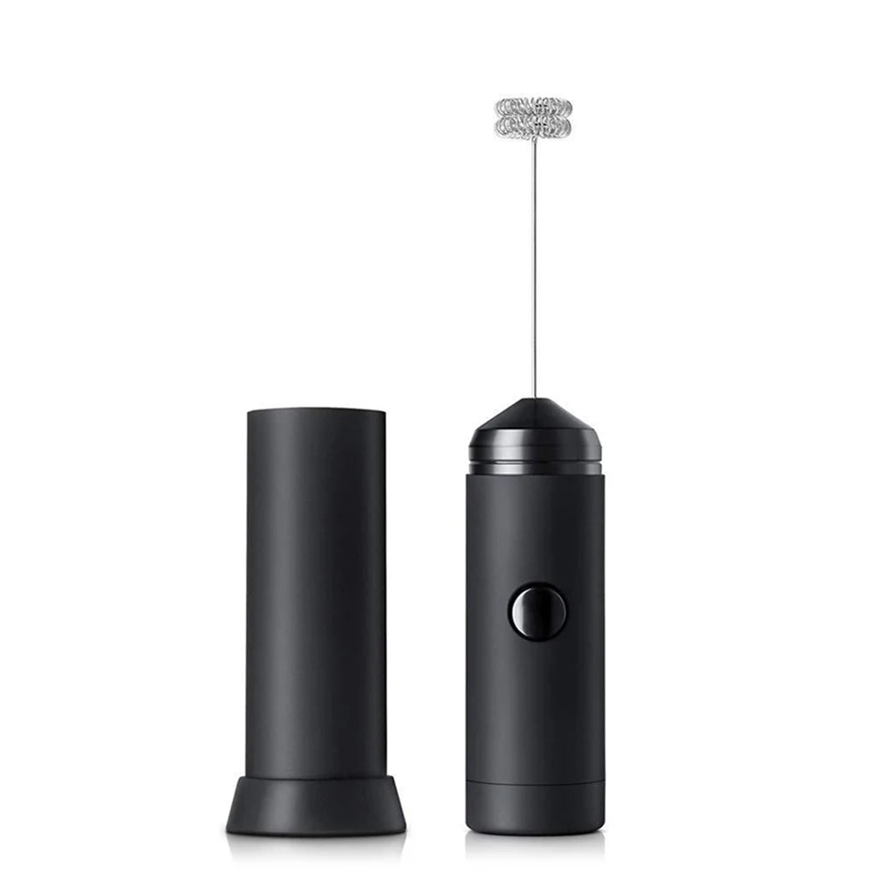 Electric Milk Frother Multifunction Powerful Double Spring Eggbeater Household Milk Mixer Coffee Latte Cappuccino Kitchen Tool