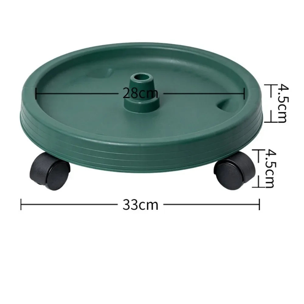 Vertical Stackable Strawberry Planter Tower with Movable Caster Wheel Base - Quality Shopping Centre