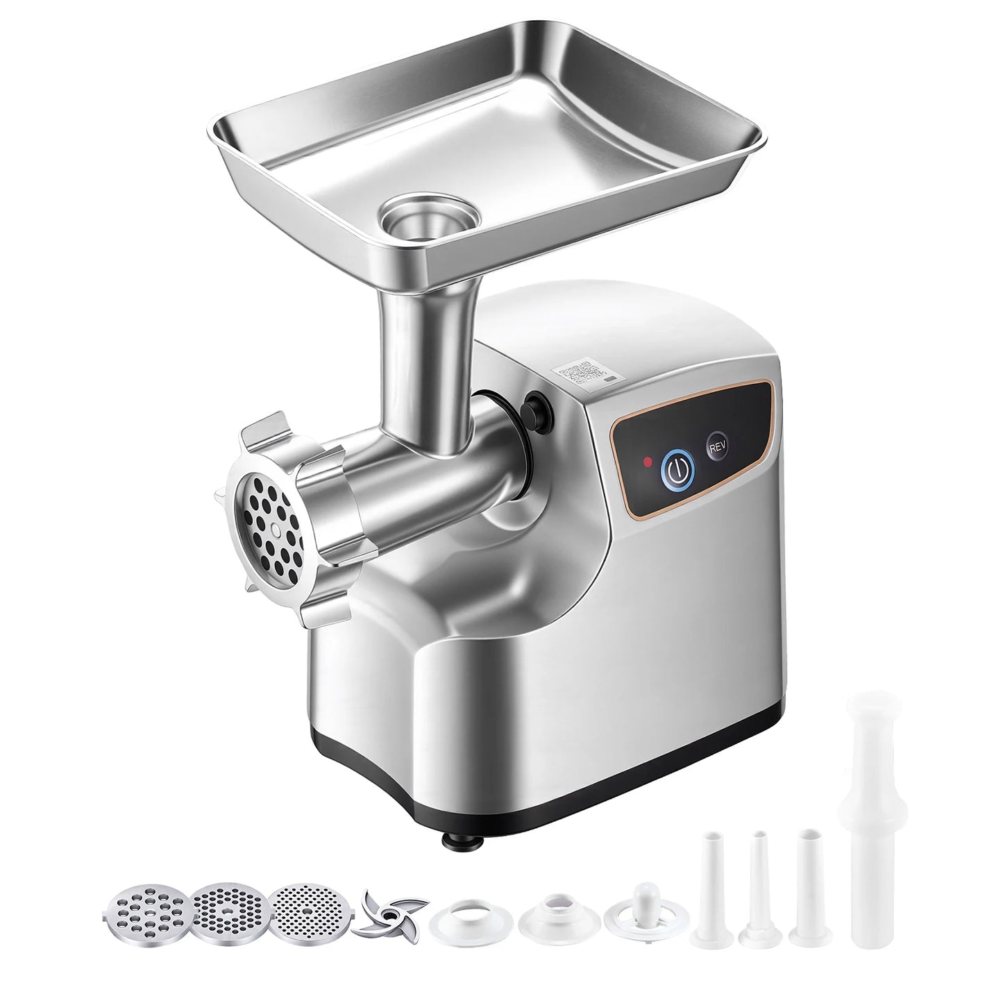 SucceBuy Electric Meat Grinder #8/#12 Meat Mincer with Grinding Plates 700W/0.77HP / 750W/1HP Sausage Stuffer Maker for Kitchens