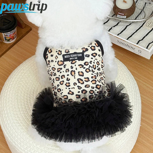 Summer Breathable Dog Dresses Thin Pet Dog Skirts for Small Dogs Cats Puppy Sweet Dress Chihuahua York Clothing Pet Supplies