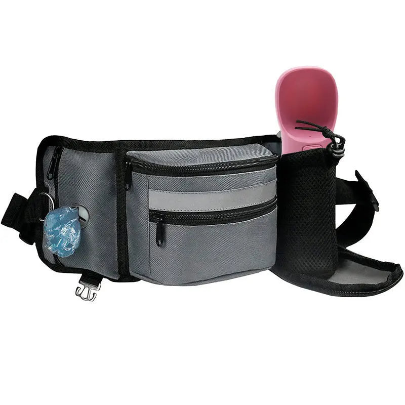 Multifunction Dog Training Waist Bag Towable Dog Treat Bag With D Ring Large Capacity Dog Treat Pouch for Training Outdoor