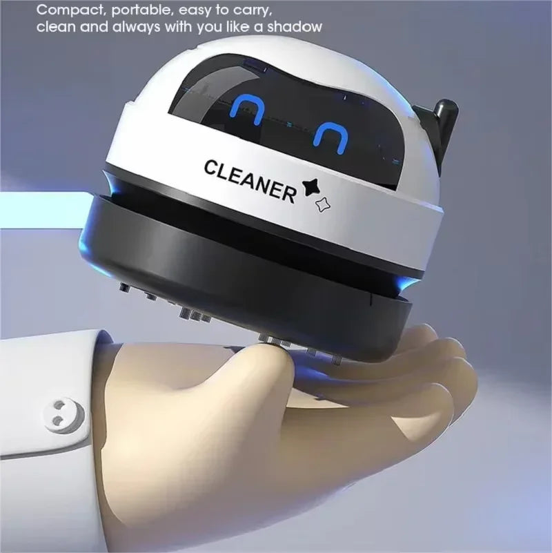 2026 Nieuwe stofzuiger Desktop Mini oplaadbare reiniger Gumafval toetsenbordreiniger Draagbare automatische stofafzuiger