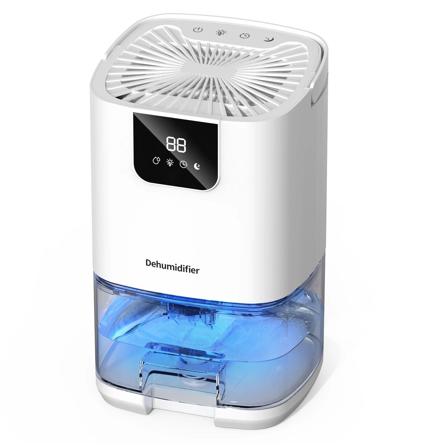 Air DehumidifierCapacity Humidity Dehumidifier with Digital Display Night Light Home Dehumidifier Air Dryer for Bathroom Toilet