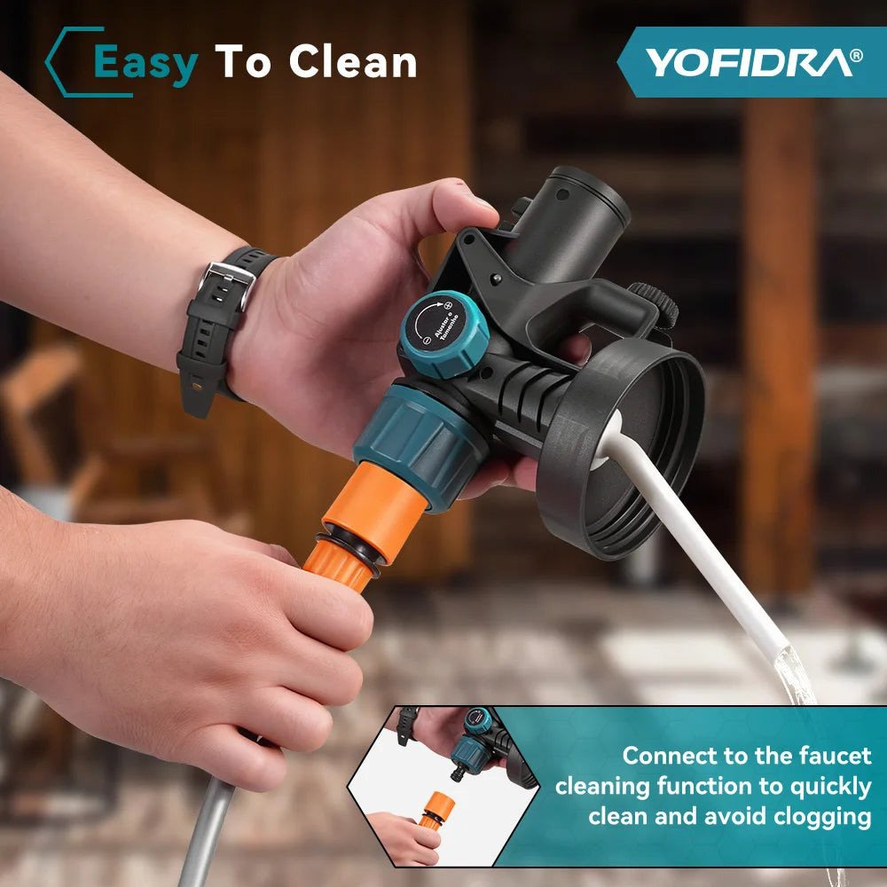 YOFIDRA 1000ML Electric Spray Gun 66000RPM Paint Sprayer Auto Furniture Steel Coating Airbrush Tool For Makita 21V Battery Pin