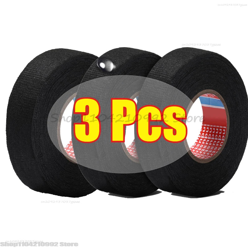 Electrical Insulating Tape Automotive Cloth Tape Waterproof Heat-resistant Harness Bundle Electrical Wiring Fabric Cloth Tapes