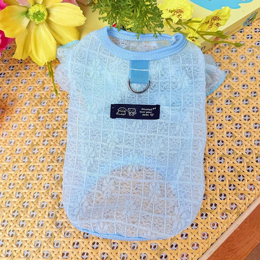 Summer Thin Pet Dog Dog Clothes for Small Medium Dogs Cats Cute Puppy Vest Chihuahua Yorkie Clothing Dog Accessories