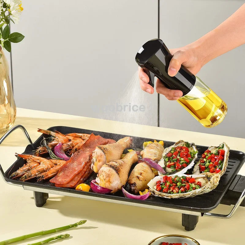200/300/500ml Oil Spray for Kitchen Oil Nebulizer Dispenser Spray Oil Sprayer Airfryer BBQ Camping Olive OilDiffuser Cooking