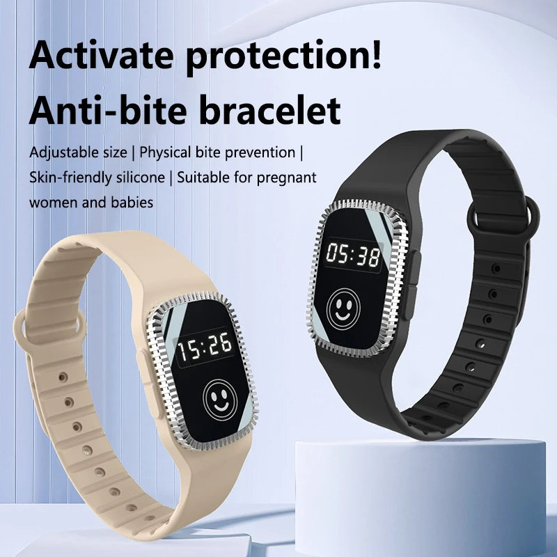 Zomer 2026 nieuwe muggenwerende armband draagbaar buiten insecten- en beetwerende armband kindermuggenwerend horloge