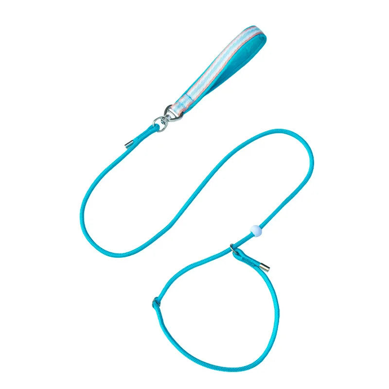 150cm/59.06in Strong Dog Leashes Nylon Walking Dog Leash Puppy Training Leashes Adjustable Pet Collar Lead Leash Pet Supplies