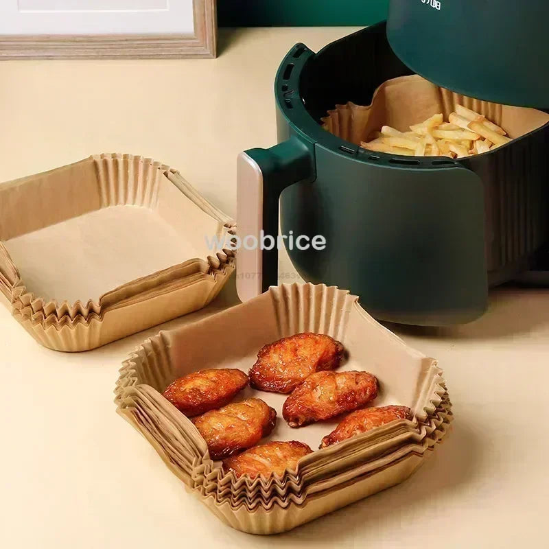 Air Fryer Paper Aerogrill Parchment Paper for Air Fryer Liner Airfryer Baking Cooking Paper Air Fryer Accessories Baking Tool