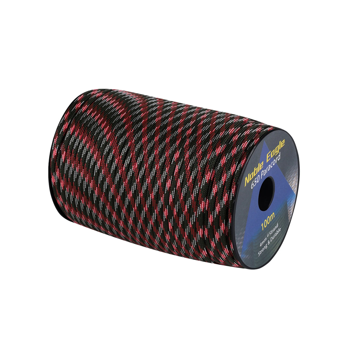9 Strand 4mm Military Paracord 650 LB Outdoor Survival Tactical Parachute Cord 50m/100m for Camping Weaving Rope