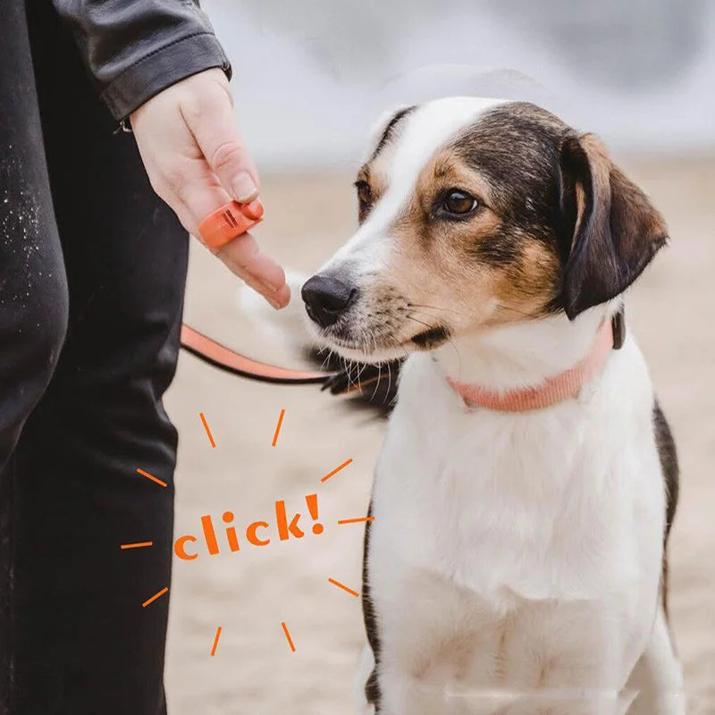 1Pc Ring Clicker Dog Training Clicker Pet Training Equipment for Dogs and Cats Low-Stress Training Tool Pet Supplies