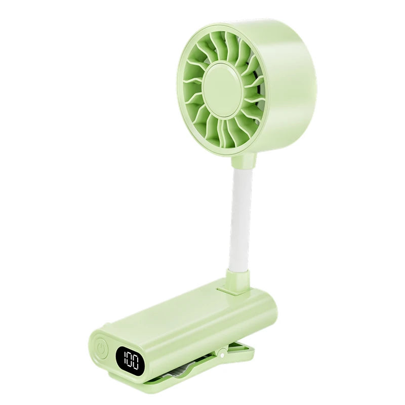 Lenovo Desktop Clip Small Fan Long-lasting Outdoor Hose Clip Mini Usb Charging Fan Suitable For Multiple Scenarios