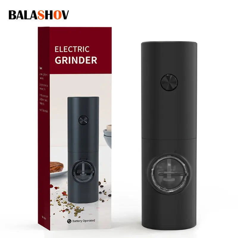 Automatic Electric Pepper Grinder Mill Pepper Salt Grinder Adjustable Coarseness Machine Pasta Ingredients Tools for Cooking