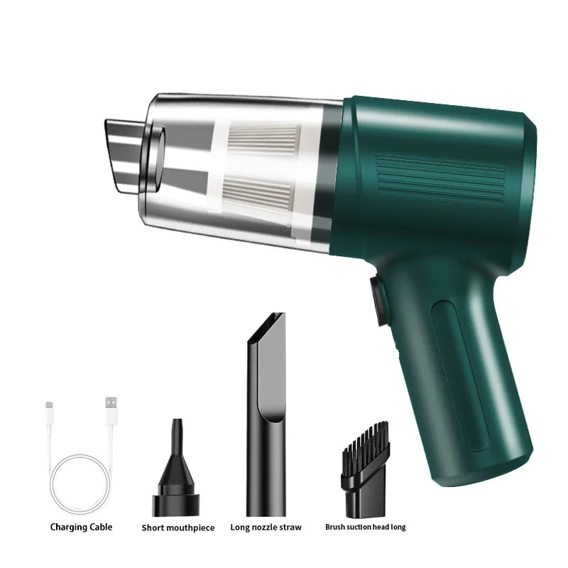 Aspirateur de voiture sans fil portable, appareil de nettoyage multifonction 4 en 1 avec aspiration haute puissance et fonction soufflerie intégrée 2026