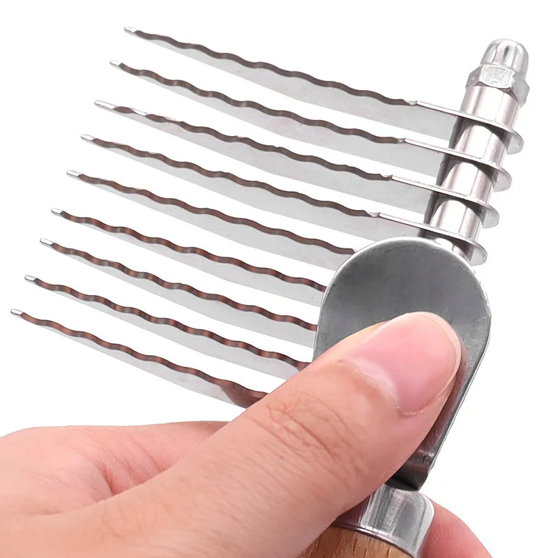 Stainless Steel Pet Dog Knotting Comb Long Handle Dog Hair Remover Pet Deshedding Brush for Dogs Cats Dog Accessories