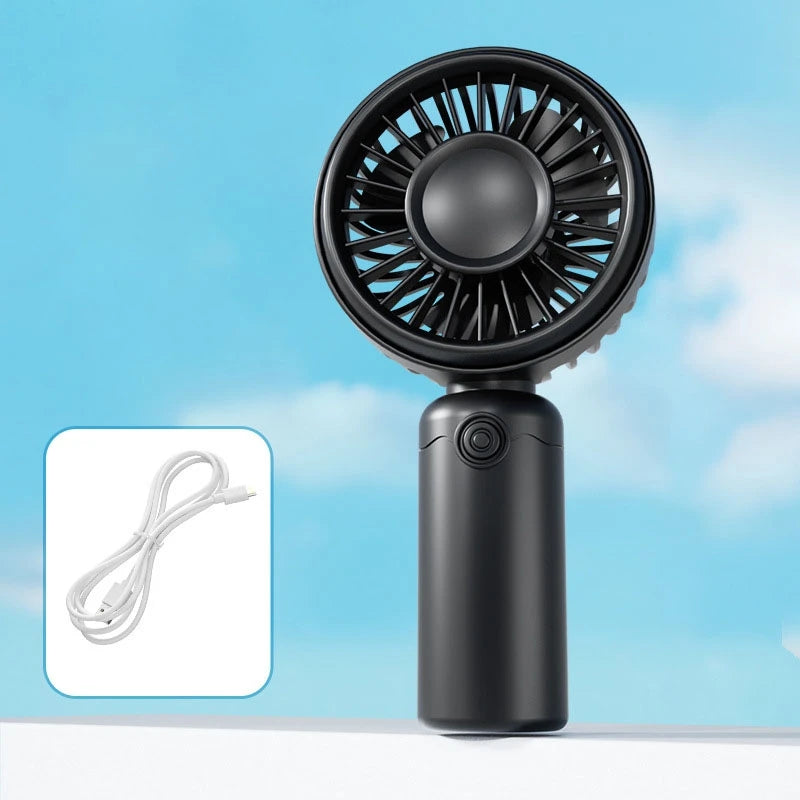Lenovo Mini Fan Portable USB Rechargeable Quiet Fans Table Makeup Eyelash Cooler Kids Outdoor Office Travel Air cooler Fan