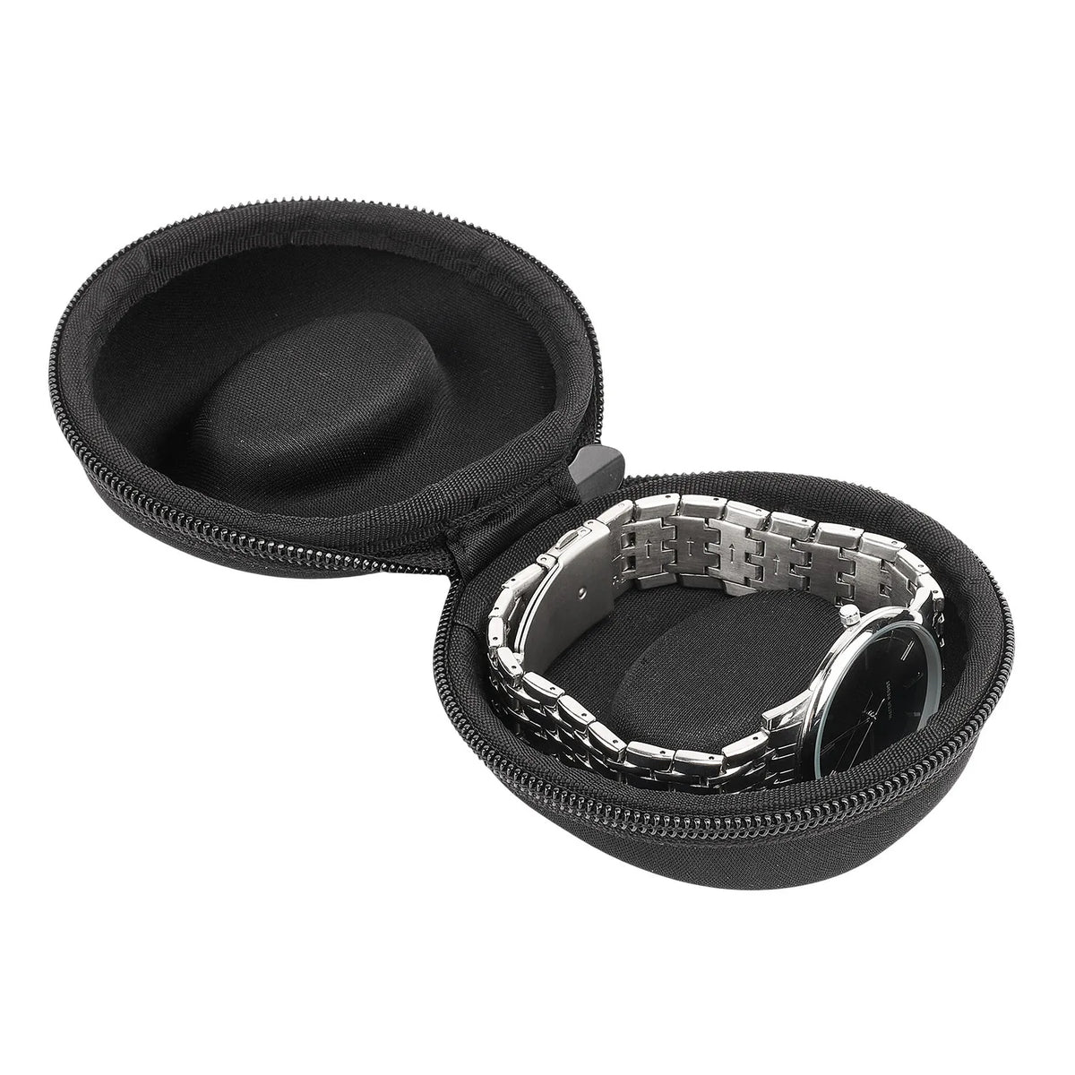 Watch Travel Case Portable 1/2/3/6 Slot Watch Storage Organizer Shock Resistant Wrist Smart Watch Zippered Watch Container Box