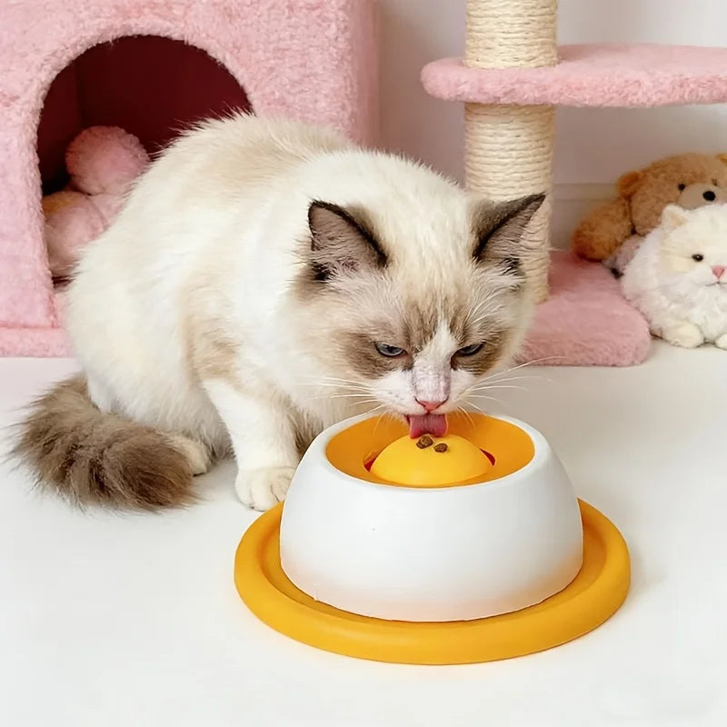 Pet Slow Feeder for Cats Interactive Pet Cat Licking Food Toys Anti-slip Funny Kitten Licking Plate Cat Accessories