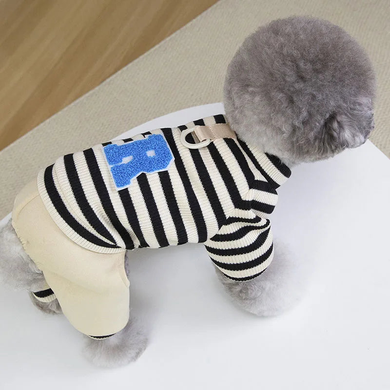 Winter Pet Dog Jumpsuit for Small Medium Dogs Puppy Clothes Soft Fleece Dog Coat Chihuahua Yorkie Poodle Clothing