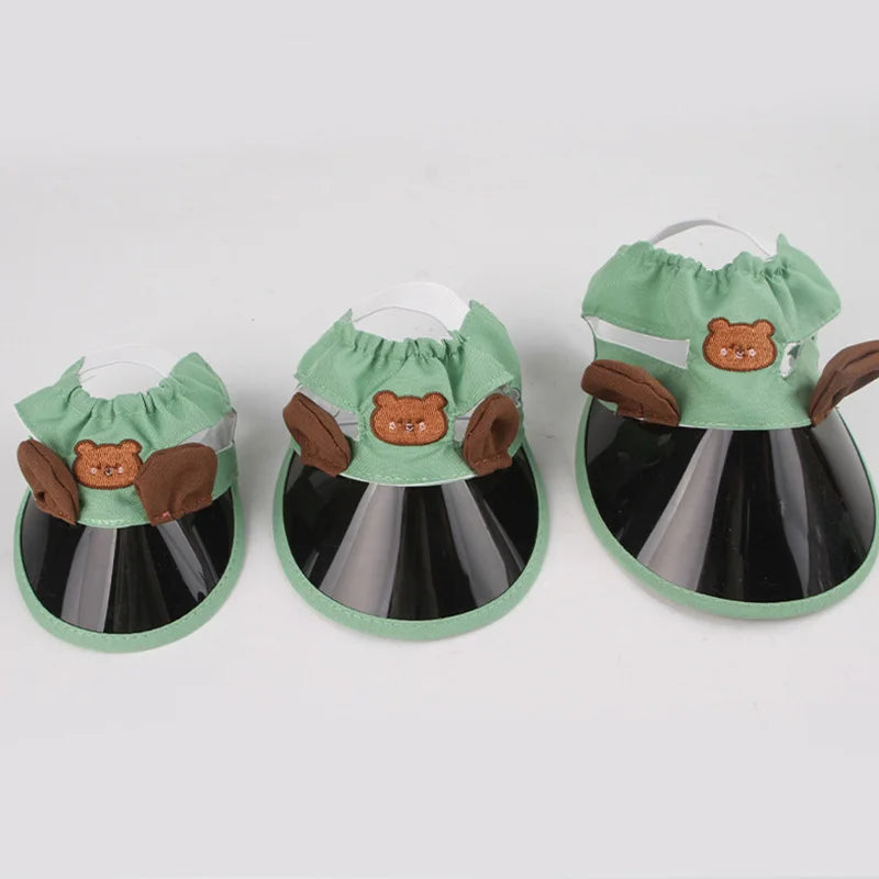 Adjustable Pet Dog Caps Outdoor Pet Caps for Cats Small Medium Dogs Summer Puppy Visor Hat with Ear Holes Dog Accessories