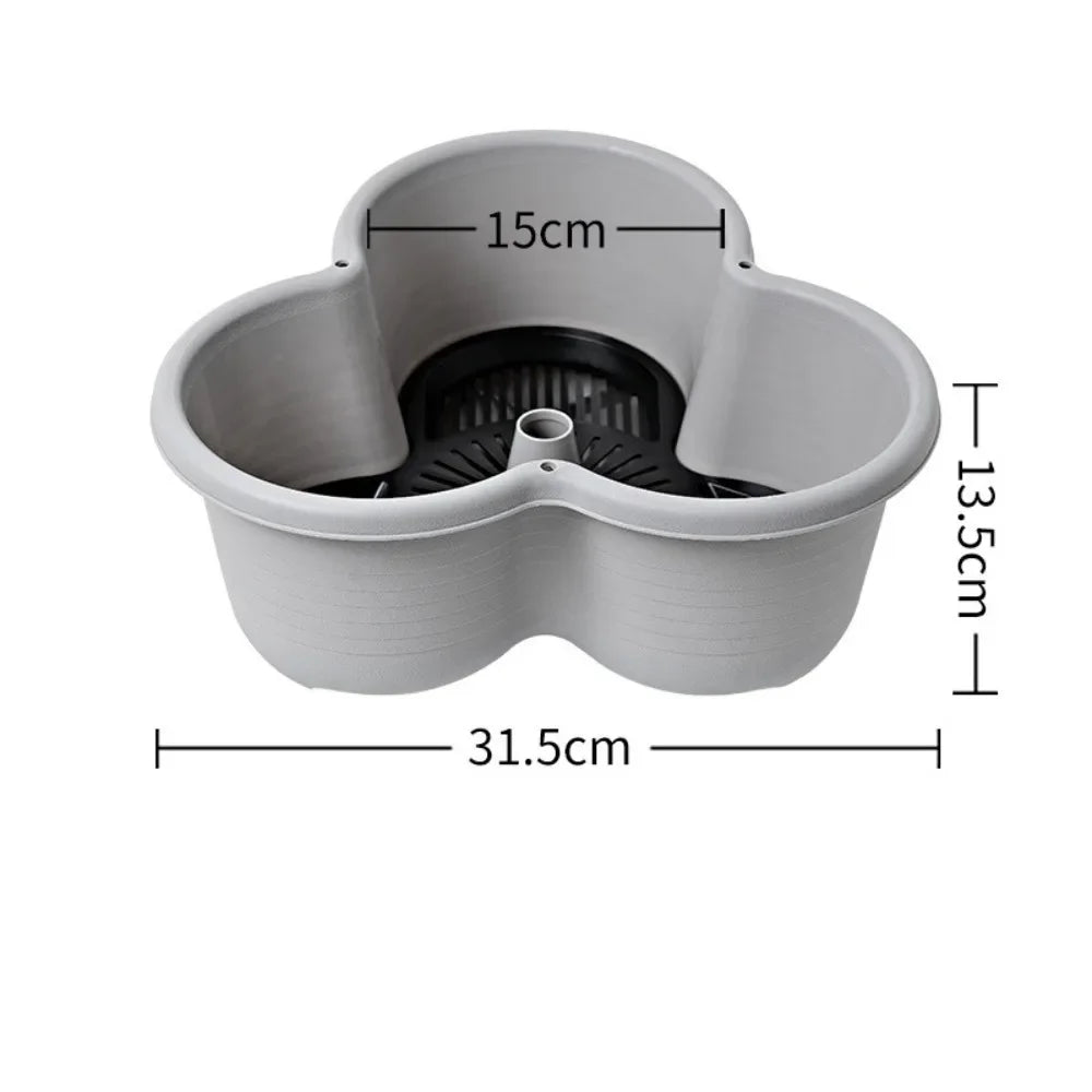 Vertical Stackable Strawberry Planter Tower with Movable Caster Wheel Base - Quality Shopping Centre