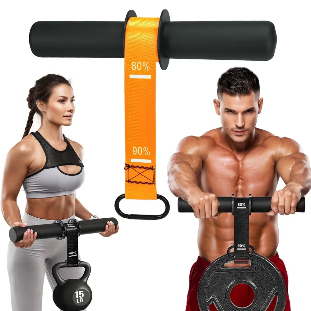 Adjustable Forearm Strength Trainer Wrist Roller With Thickened Non-Slip Handle Belt Home Workout Upper Body Fitness Equipment