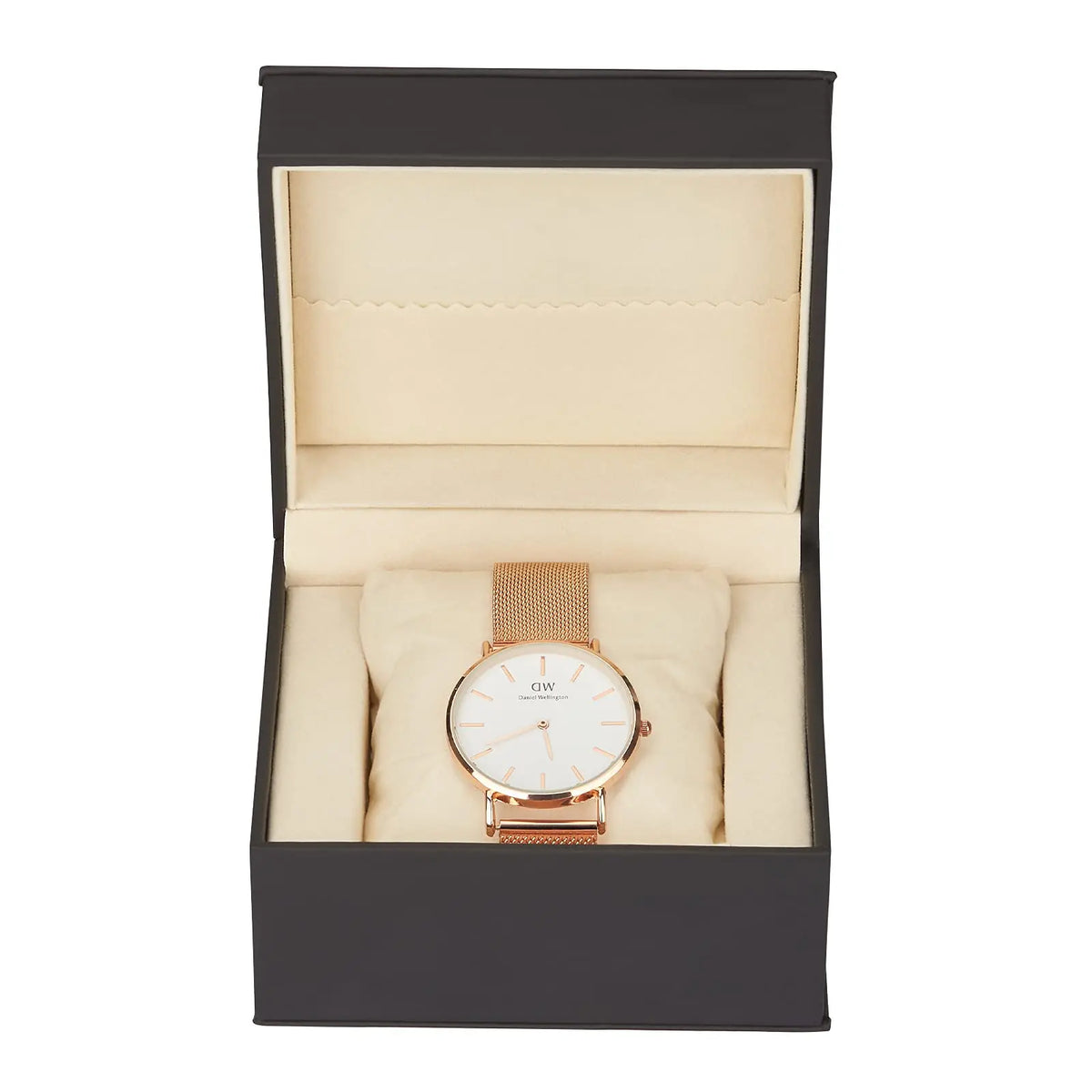 Black Single Watch Organizer Case Gift Box with Pillow PU Leather Wristwatch Display Case Organizer for Men and Women