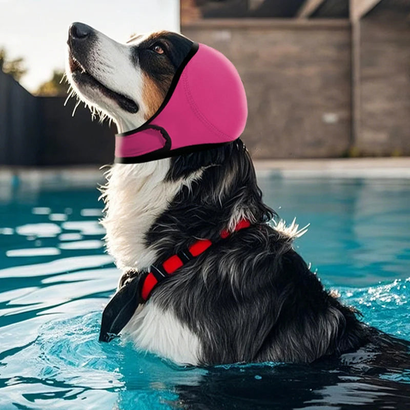 Adjustable Dog Ear Covers Noise Reduction Dog Earmuffs Anti-noise Pet Ear Muffs for Small Large Dogs Waterproof Pet Headcover