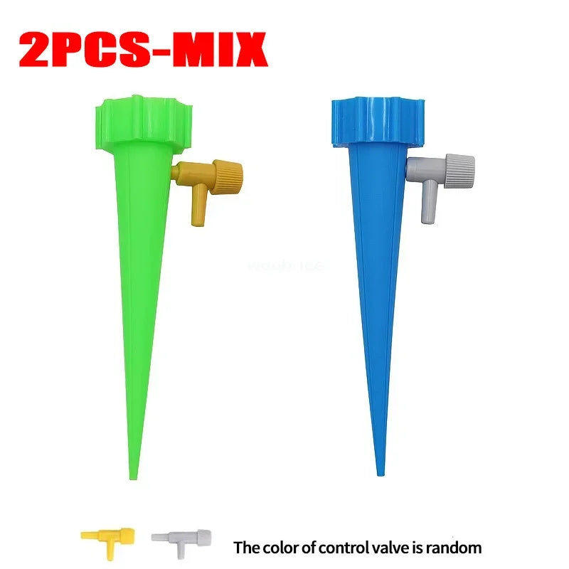 1-48pcs Drip Irrigation Self-watering Pot Automatic Drip Irrigation Kit Plant Watering Device Adjustable Control Water Dripper