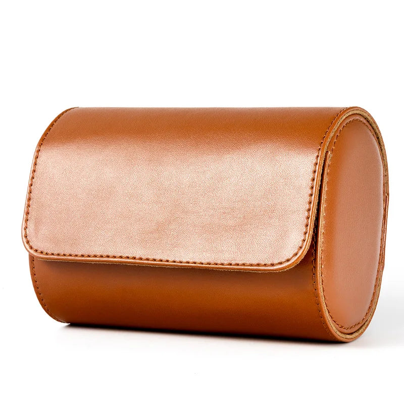 Watch Case Travel Organizer - Watch Roll Case - 3 Watch Case Display Storage for Men - Watches Accessory Gift
