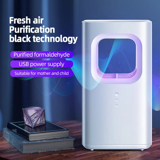 Low Noise USB Activated carbon filtration Air Filter Cleaner Negative Ion  Remove Bacterium Rapid purification Air 2026 New