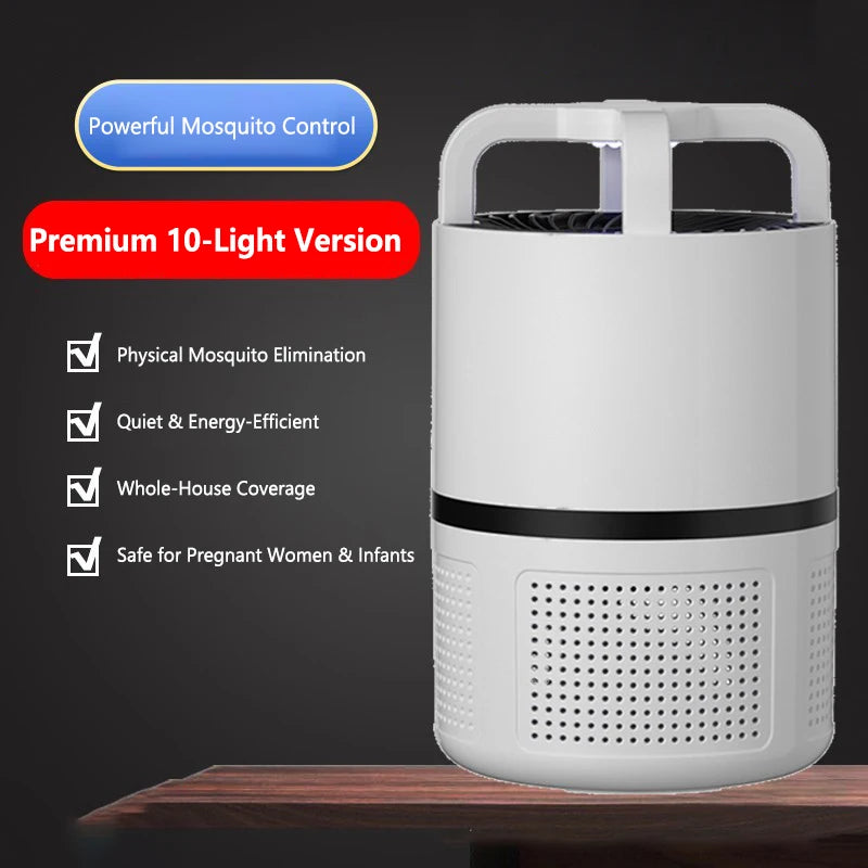 Lenovo Silent Mosquito Killer Lamp Powerful Night Light Mosquito Repellent Suction Type Mosquito Trap Household Bedroom Outdoor
