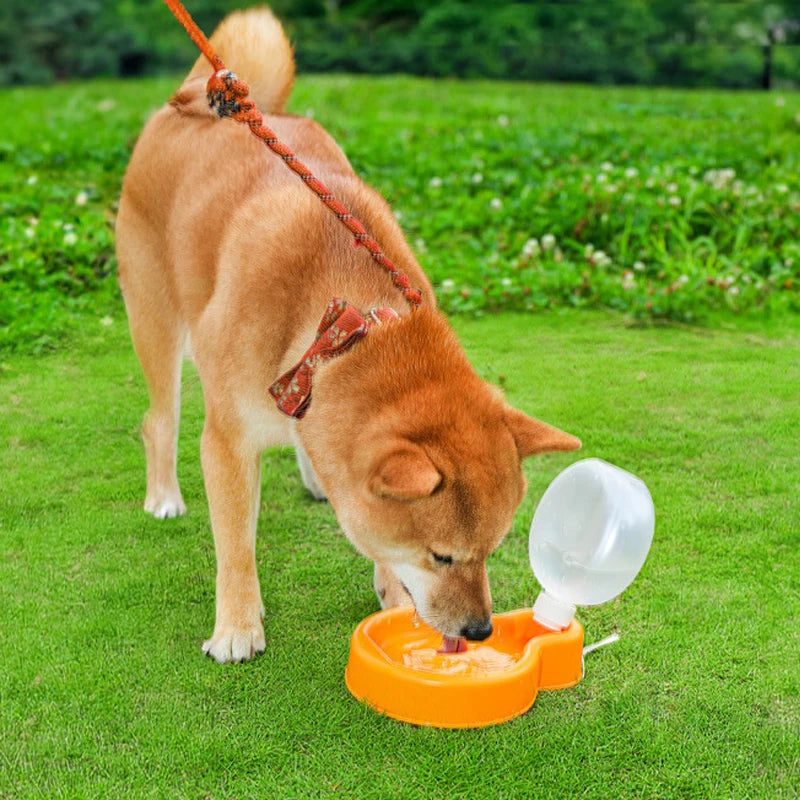 350/500ml Outdoor Portable Dog Water Bottle Pet Drinking Bowl for Dogs Cats Foldable Puppy Water Dispenser Dog Accessories