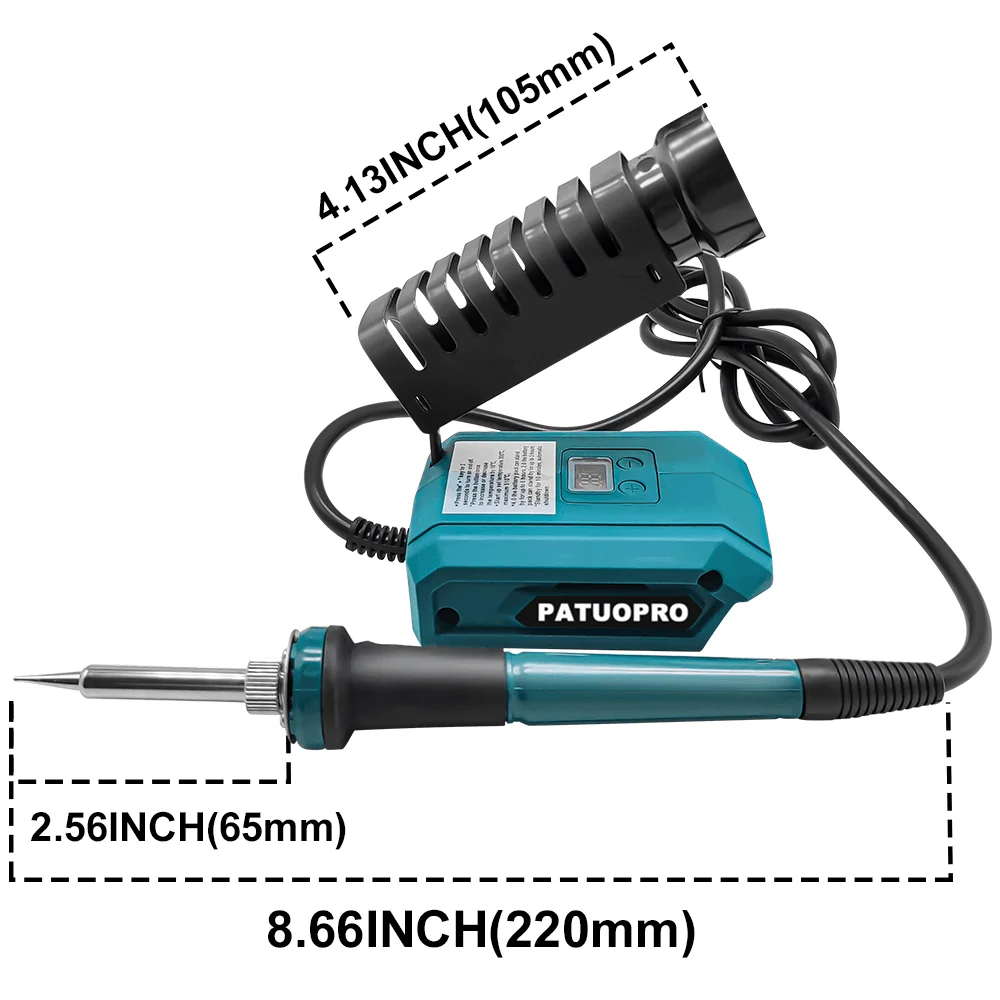 Cordless Electric Soldering Iron Max 510℃ Temperature Fast Heating Handheld Outdoor Welding Power Tool For Makita 18V Battery