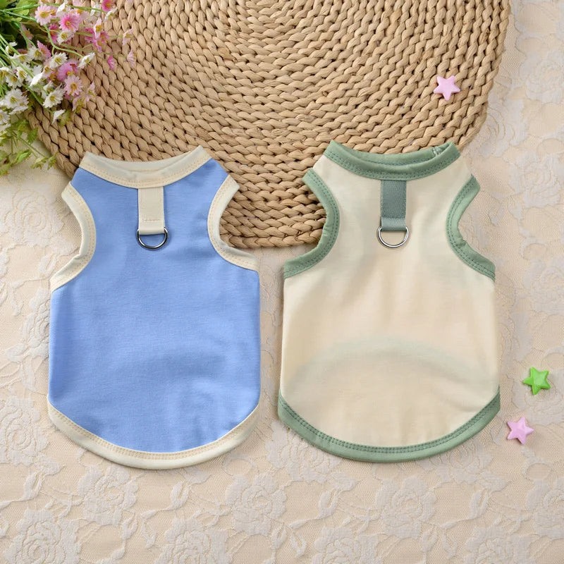 Summer Pet Dog Vest BreathableDog Clothes Thin Puppy T-Shirt Chihuahua Bichon Clothing Dog Accessories