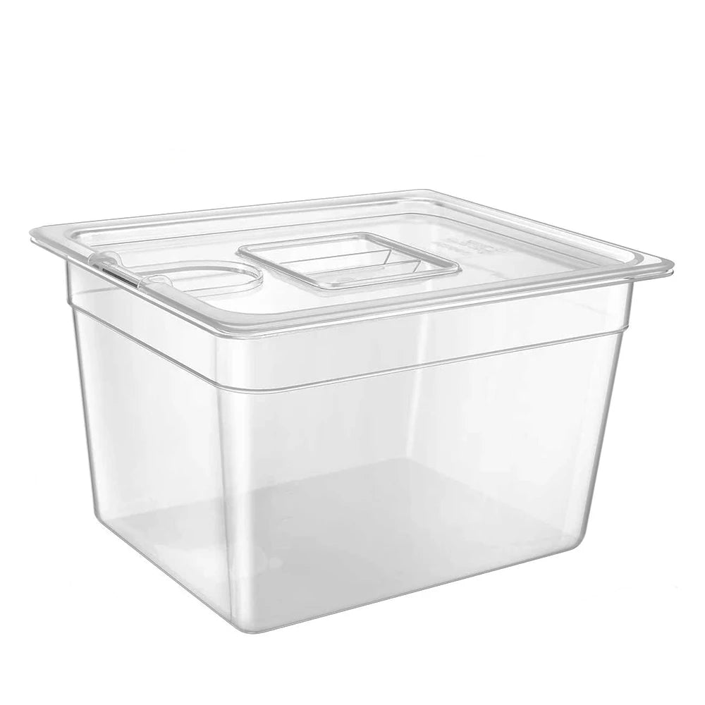 Premium 11L Sous-vide rek met uitneembare verdelers, geschikt voor de meeste circulatoren, nauwkeurige temperatuurregeling, eenvoudig te reinigen, vaatwasserbestendig