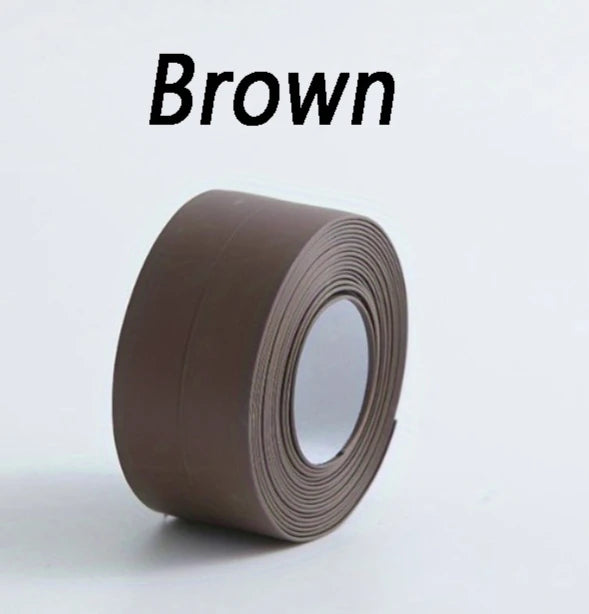 Waterproof Sealing Tape PVC Self Adhesive Bathroom Bath Wall Glue Sticker Kitchen Sink Caulk Mold Proof Seal Covering Tape Strip