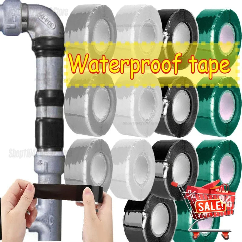 Waterproof Stop Tape Leaks Seal Repair Super Strong Performance Silicone Adhesive Insulating Duct Water Pipe Repair Tapes