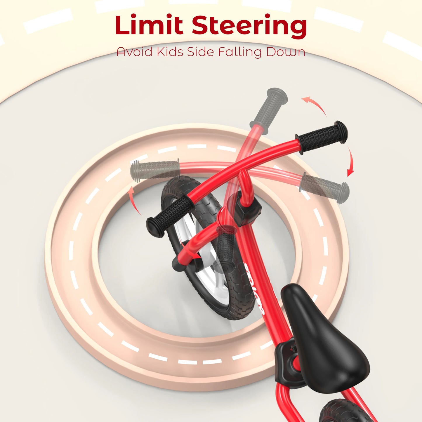 SEJOY Balance Bike for Kids - 12" Wheels, Adjustable Saddle, Perfect Outdoor Toy for Ages 3-6 Years Old - Quality Shopping Centre